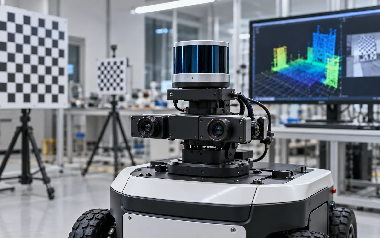 Calibration d'une caméra stéréo et d'un LiDAR 3D